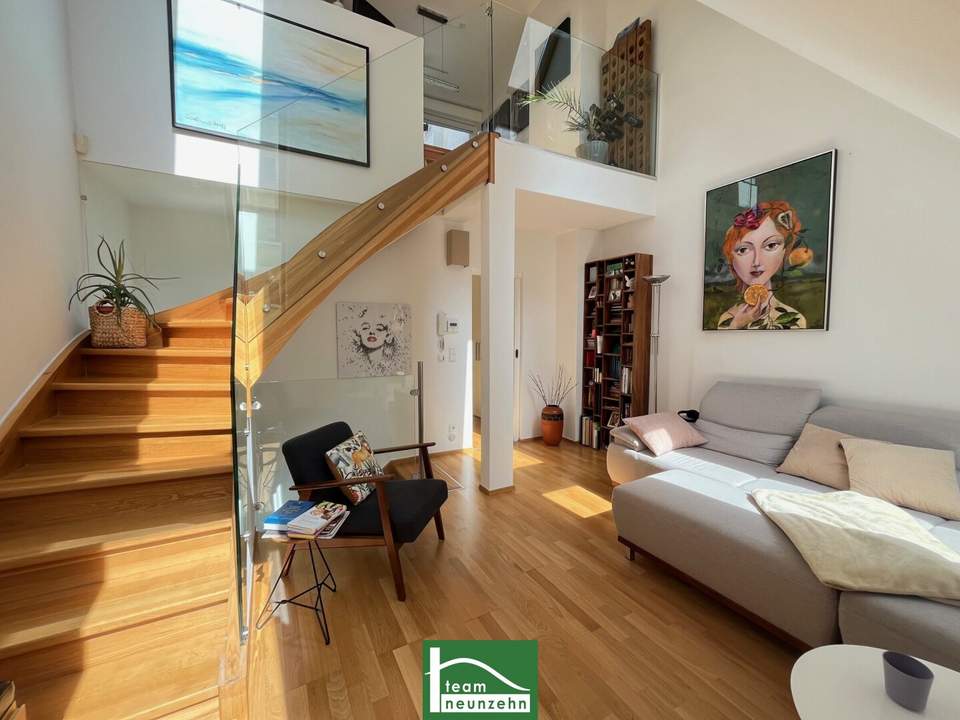 Rarität im Barockhäuschen! Charmante Altbau-DG-Maisonette-Wohnung Nähe Augarten! Neben der U2! Wohngenuss auf 3 Ebenen mit Terrasse!