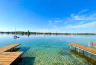 BADEHAUS mit PRIVATSTEG_Superädifikat am Neufelder See I > Uferparzelle < NEUE PREISGESTALTUNG!