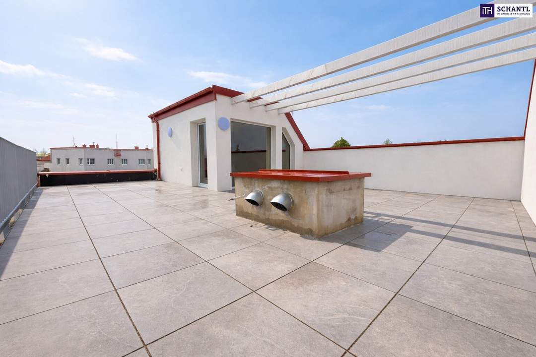 OPEN HOUSE 27.2.! Penthouse-Feeling pur: Moderne Neubauwohnung mit großzügiger Wohnfläche, Balkon und beeindruckender Dachterrasse!
