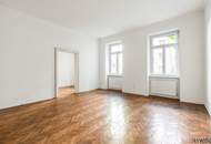 HOFRUHELAGE mit GRÜNBLICK | Gesamte Etage | 3 sanierungsbedürftige Einheiten | Ideale Familienwohnung | 3x Balkon-Option (ges. ca. 26 m² baubewilligt) | Nähe Einsiedlerpark, U4, künftig U2