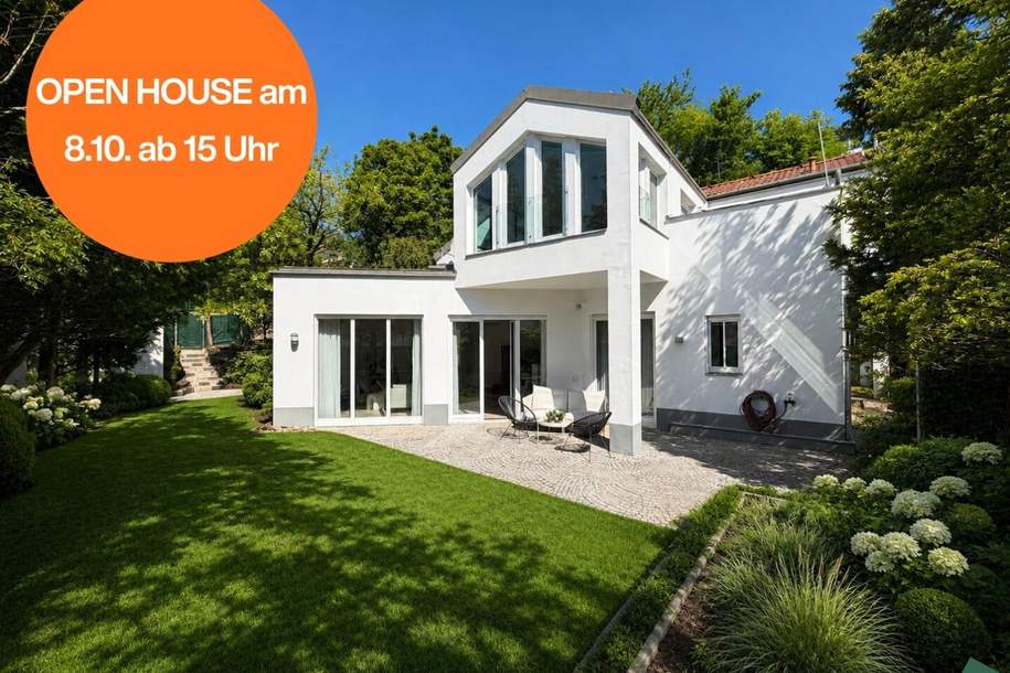 OPEN HOUSE am 8.10. | Traumhaftes Einfamilienhaus mit großem Garten in Neustift am Walde, Haus-kauf, 1.690.000,€, 1190 Wien 19., Döbling