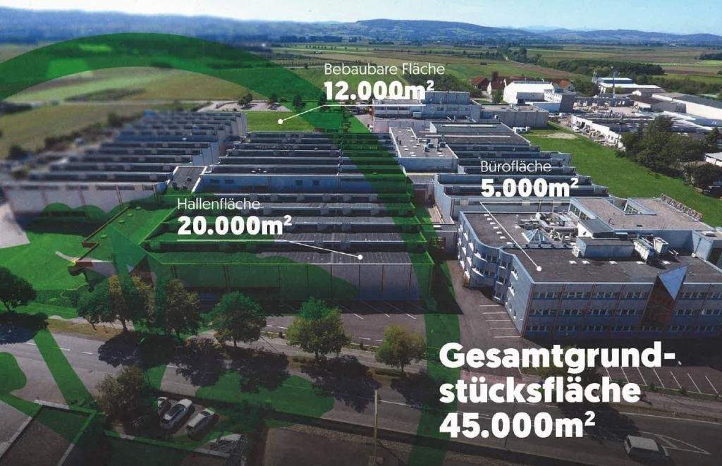 Wir entwickeln Ihr Wunschprojekt auf 12.000 m2 Betriebsbaugrund Details auf Anfrage