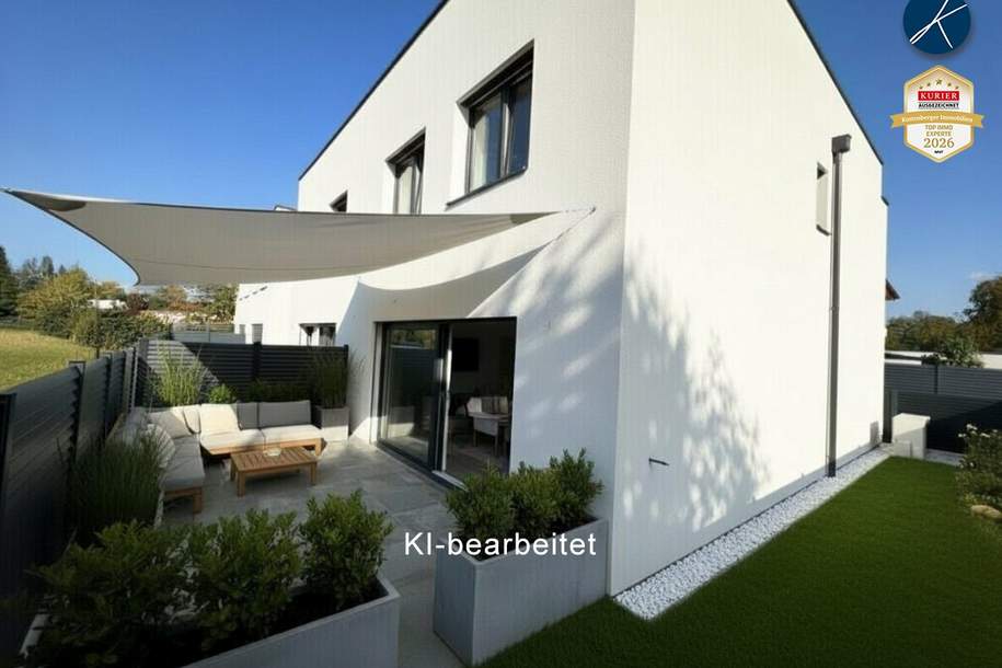 Erstbezug: Doppelhaushälfte mit kleinem Garten & Top Ausstattung!, Haus-kauf, 539.000,€, 3100 Sankt Pölten(Stadt)