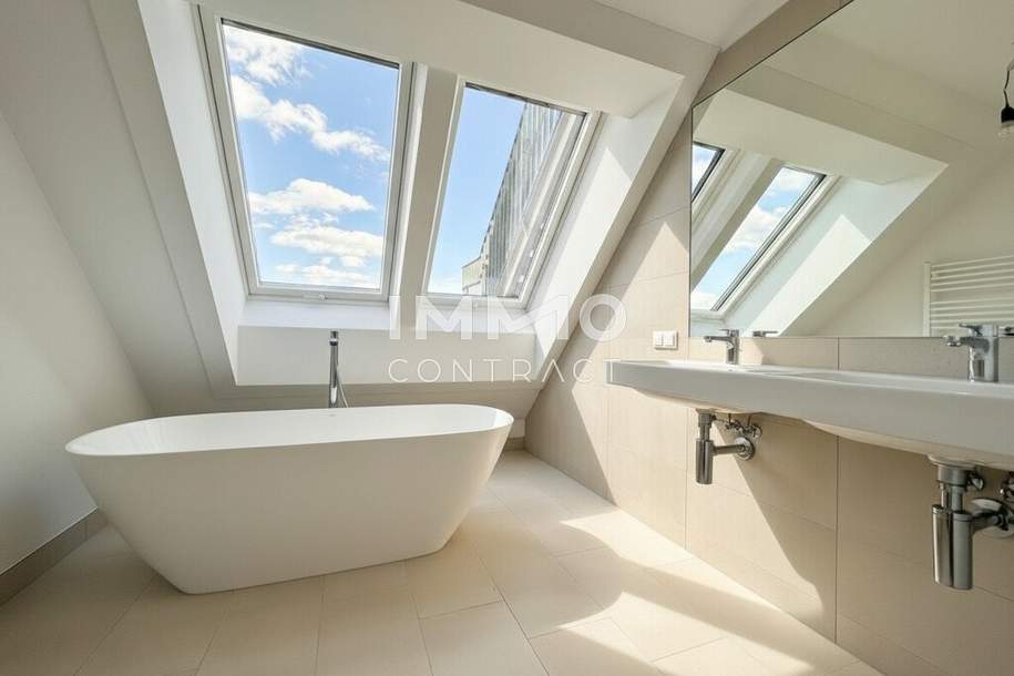 Exklusiv Wohnen auf zwei Ebenen mit privater Dachterrasse – BEIM DONAUUFER, Wohnung-kauf, 259.500,€, 1210 Wien 22., Donaustadt