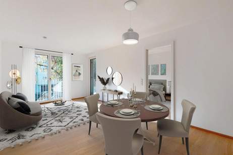 ++ MITTEN DRIN &amp; TROTZDEM RUHIG ++ 2-ZIMMER mit BALKON, Wohnung-kauf, 544.500,€, 1190 Wien 19., Döbling