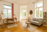 Jugendstilflair in Mariagrün: Exklusive Villenetage mit Garten