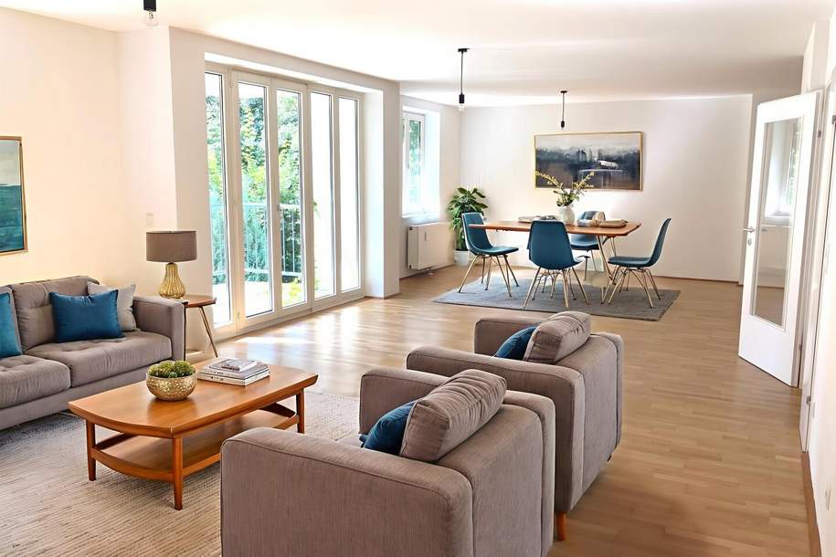 1190! Familienfreundliche 4-Zimmer Wohnung mit Balkon und Blick ins Grüne ab November 25!, Wohnung-miete, 2.512,48,€, 1190 Wien 19., Döbling
