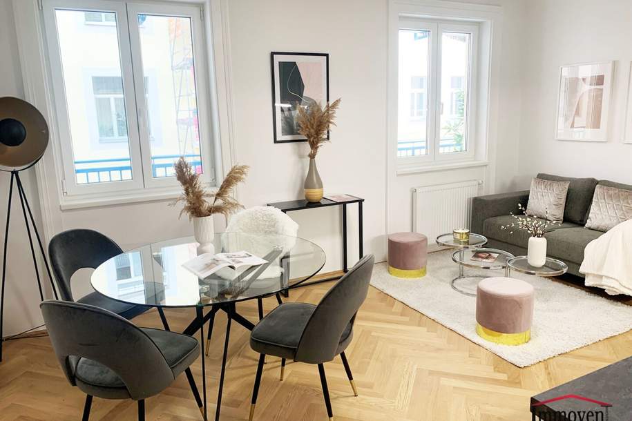 Traumlage: Top sanierte Wohnung mit großer Loggia (vermietet bis 31.10.2027), Wohnung-kauf, 670.000,€, 1060 Wien 6., Mariahilf