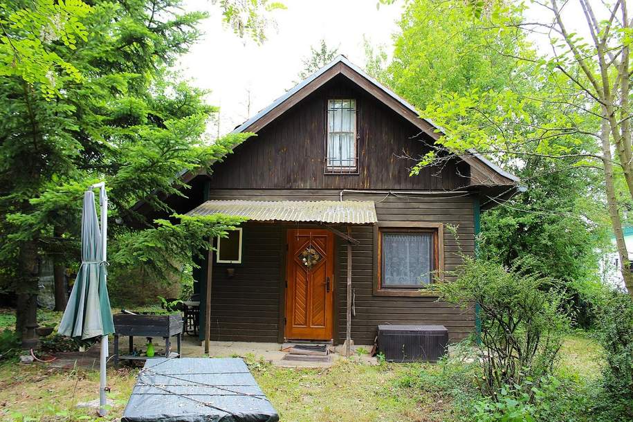"Wochenendhaus im Grünen – charmantes Grundstück mit Bestand nähe Strasshof", Haus-kauf, 198.000,€, 2213 Mistelbach