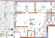 Erstbezug mit Garten: 89m² WFL, 40m² Wohnküche &amp; Zi-14 &amp; AR 12m², PKW-Stellplatz