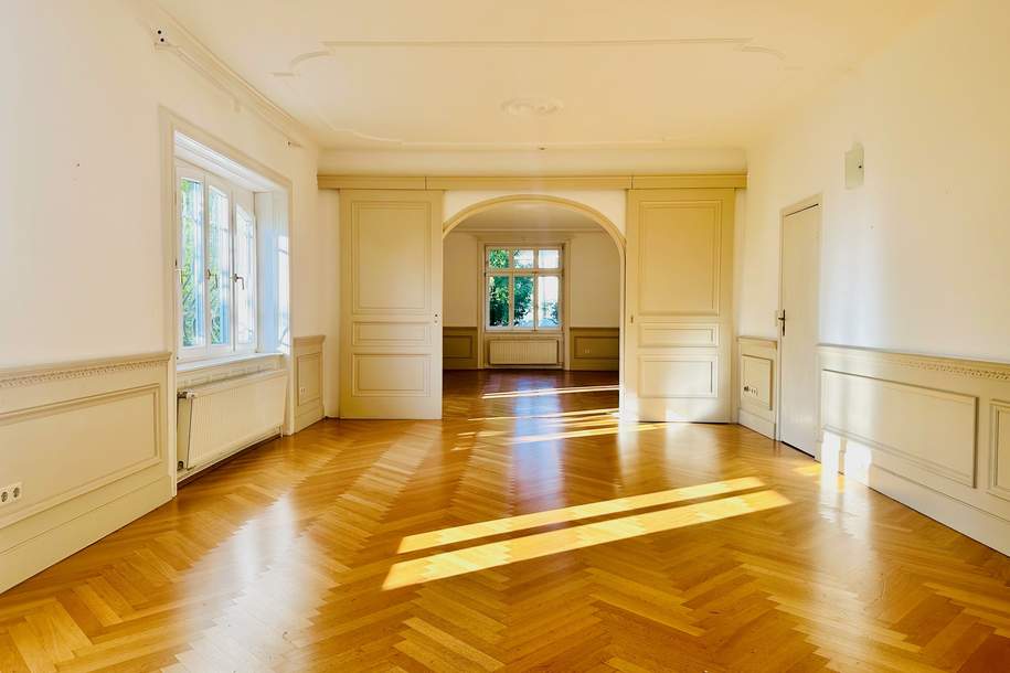 ALTBAUVILLA GRINZING MIT GROSSEM GARTEN, Haus-miete, 5.000,00,€, 1190 Wien 19., Döbling