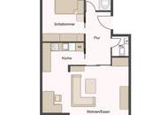 Helle, großzügige 2-Zimmerwohnung