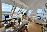 Urbaner Wohnluxus: Exklusive DG-Wohnung mit Terrasse &amp; spektakulärem Fernblick