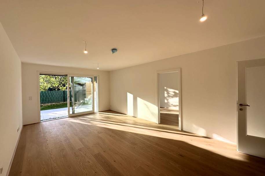 Gartenwohnung mit thermischer Bauteilaktivierung, Parkpl. optional // Garden-apartment with thermal component activation, Parking optional //, Wohnung-kauf, 450.000,€, 1210 Wien 21., Floridsdorf