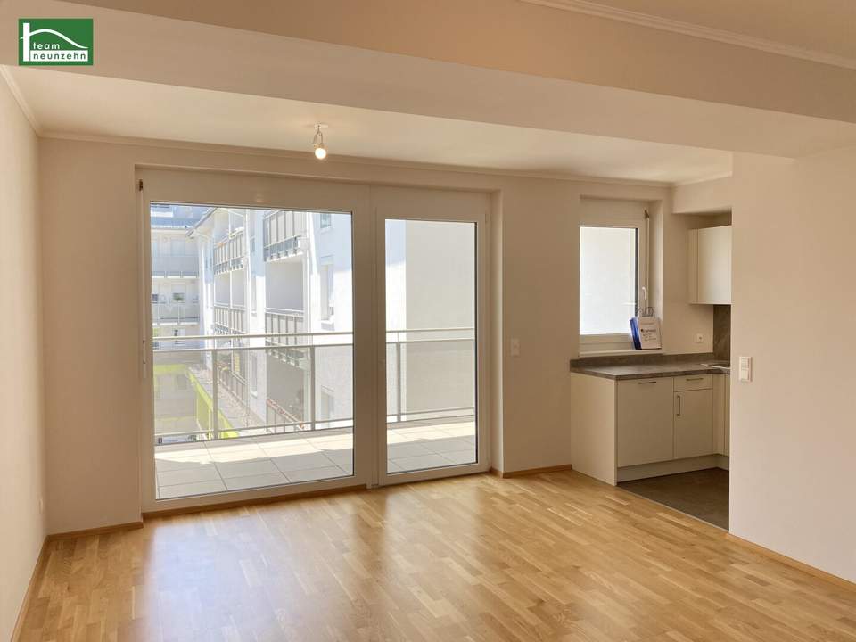 Innenhof-3-Zimmer Wohnung mit großer Loggia und privater Dachterrasse! Wohnen im Mautner-Markhof nahe S-Bahn und Zentrum! - JETZT ZUSCHLAGEN