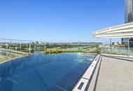 ++ Der WOLKENKRATZER an der DONAU ++ DREI Zimmer mit Skyline-View