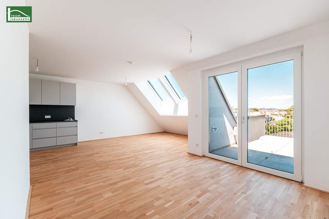 Anlegerwohnung für Investoren (Nettopreis) - sofort vermietbar inkl. Küche - DG-Wohnung mit Terrasse in Ruhelage auf Eigengrund
