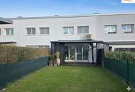 Modernes Niedrigenergie-Reihenhaus mit Garten in Theresienfeld