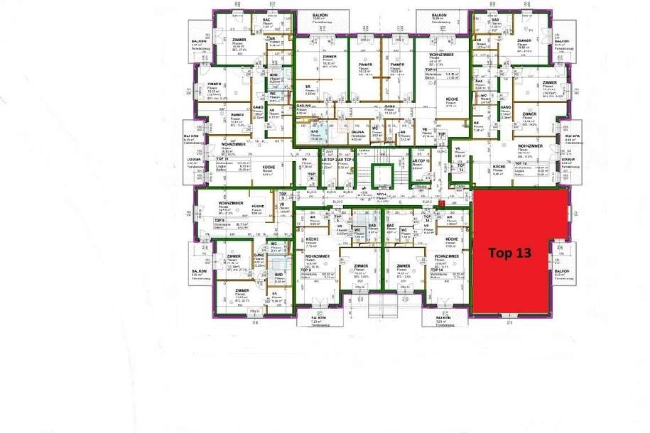 Vorverkauf 8 hochwertiger Eigentumswohnungen im Aqualina Wohnpark, Wohnung-kauf, 447.500,€, 2483 Baden