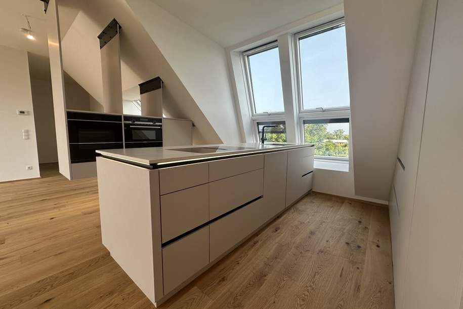 Direkt am Marchfeldkanal I Einzigartige Wohnungen mit Außenflächen - und hauseigener Garage, Luftwärmepumpe &amp; u. a. Mit Küchen + Klimaanlagen, Wohnung-kauf, 1.085.000,€, 1210 Wien 21., Floridsdorf