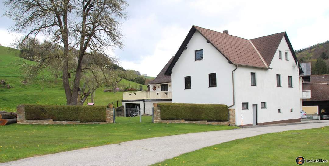Gepflegtes Haus mit großem Garten