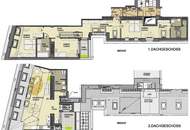 Maisonettewohnung im Dachgeschoss mit atemberaubender Aussicht