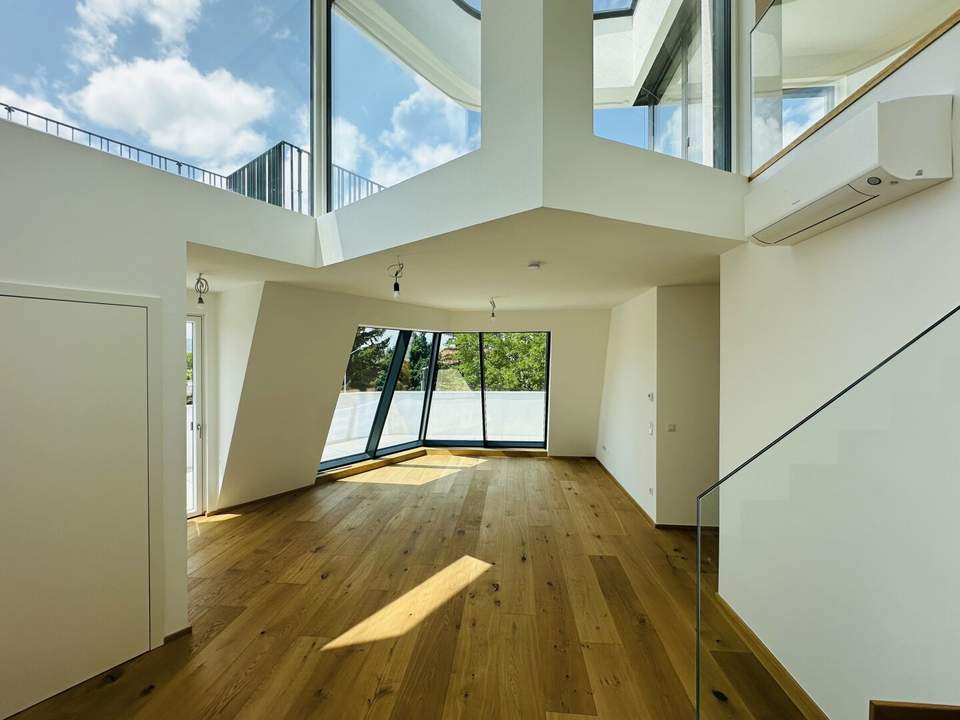 Exklusive Architektur trifft Panorama – Wohnen mit Blick auf den Kahlenberg !