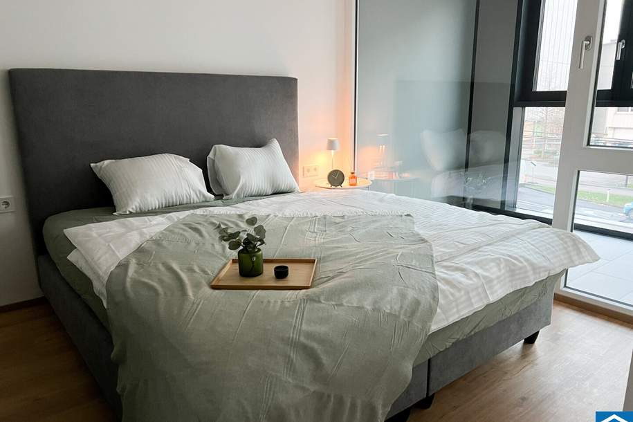 Helle 2-Zimmer-Wohnung mit Balkon und Fußbodenheizung im 20.OG – Urbaner Komfort im High Five!, Wohnung-miete, 840,00,€, 4020 Linz(Stadt)