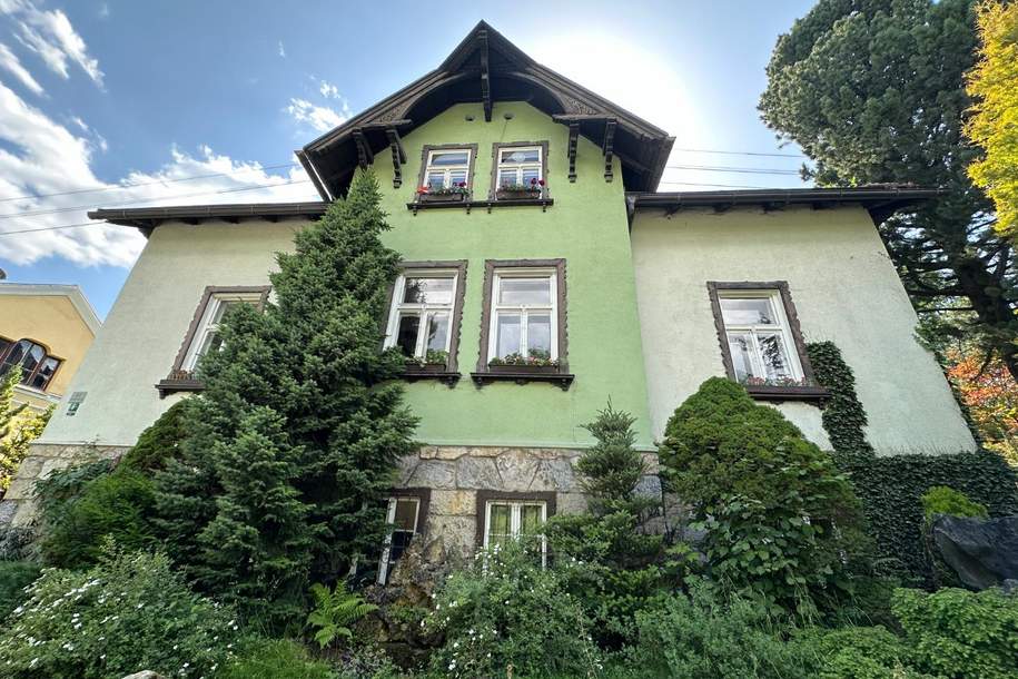 ***Historische Villa mit großartiger Gartenanlage***, Haus-kauf, 199.000,€, 8680 Bruck-Mürzzuschlag