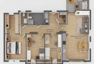 PENTHOUSE-CHARME – 113 m² , 4 Zi - Dachgeschosswohnung - ERSTBEZUG!!