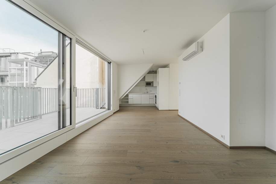 Dachterrassen Maisonette - 3 Zimmerwohnung in 1040-ZWEITBEZUG, Wohnung-miete, 2.546,82,€, 1040 Wien 4., Wieden