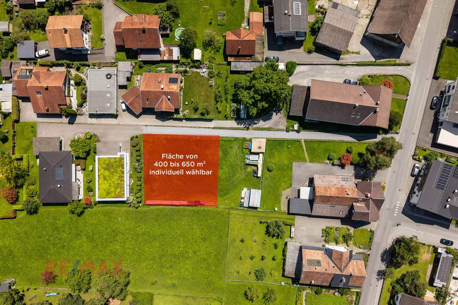 Platz für Inspiration und Lebensfreude: 400-650 m² Fläche zur freien Gestaltung, Grund und Boden-kauf, 6850 Dornbirn