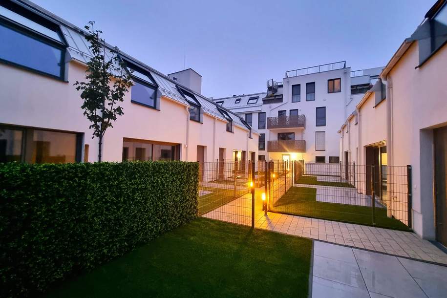 Happy to be here! WOW - Cooles Townhouse mit Garten! Erdwärme + Absolute Ruhelage + Tiefgarage + Ideale Süd Ausrichtung! Nachhaltig und zukunftssicher investiert!, Wohnung-kauf, 479.000,€, 1230 Wien 23., Liesing