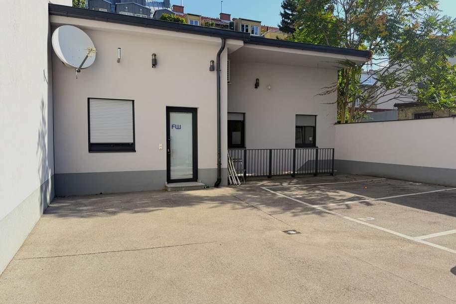 Helles Atelier in einem modernen Hofgebäude mit Parkplatz ink. Heizung und Warmwasser + Klimaanlage | Nähe Hoßplatz | U6 Floridsdorf, Gewerbeobjekt-miete, 1.100,00,€, 1210 Wien 21., Floridsdorf