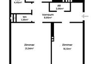 ERSTBEZUG nach Sanierung I Großzügige 2 Zimmer Wohnung mit Loggia I Tischler Einbauküche inkl. Siemensgeräte I Allerheiligenplatz I U-Bahn Nähe