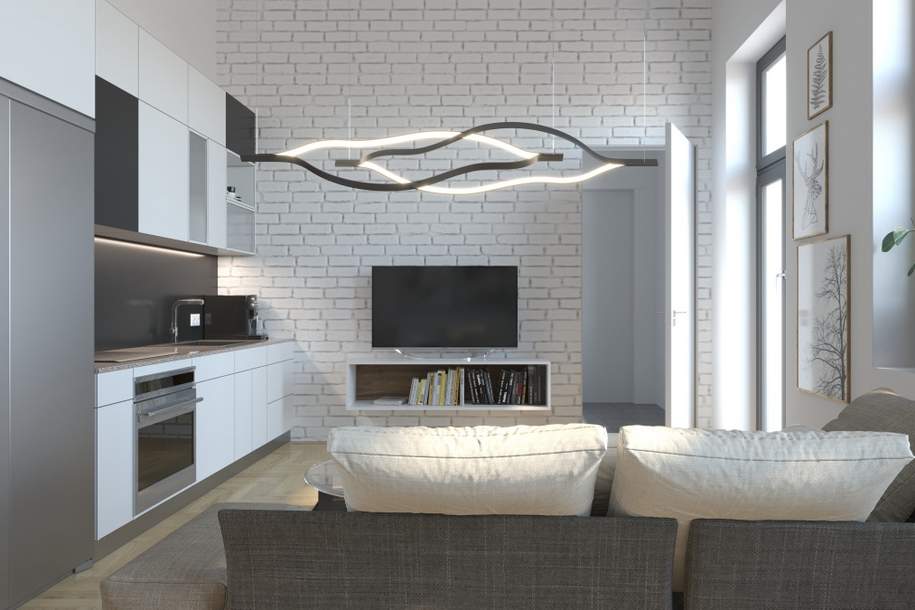 ++ CITYLIVING PUR ++ 1-ZIMMER APARTMENT mit BALKON im 7. Bezirk, Wohnung-kauf, 335.000,€, 1070 Wien 7., Neubau