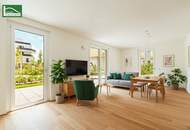 Ihre Kinder und Haustiere werden sich freuen - Erstbezugs-Wohnung mit Garten in begehrter Ruhelage mit Fussboden-Temperierung!