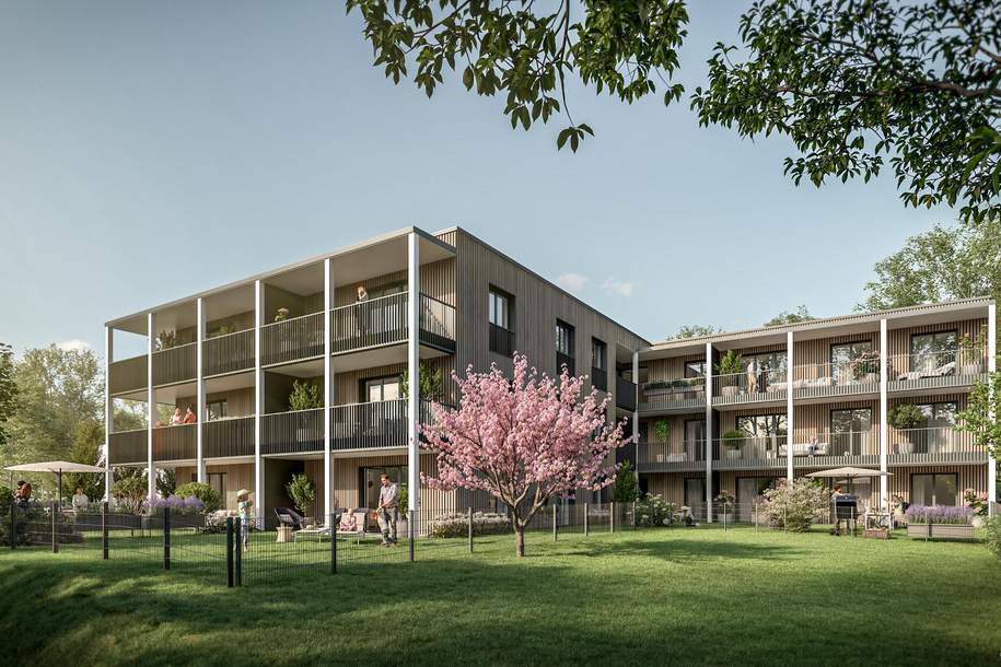moderne Neubauwohnungen an der Marienbrücke -Lebensqualität- naturnah und zentral, Wohnung-kauf, 436.000,€, 4810 Gmunden