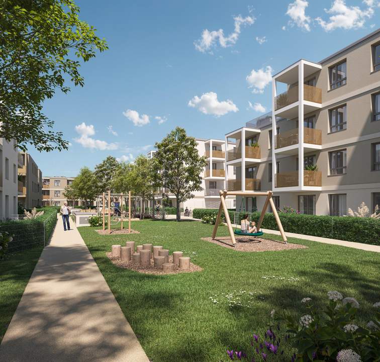 HOCHWERTIG UND MODERN WOHNEN IM STADTZENTRUM VON KORNEUBURG - IHRE FABELHAFTE GARTENWOHNUNG IM KORNEUM - PROVISIONSFREI