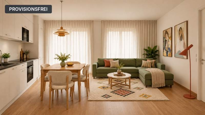 Vom Wohnzimmer direkt ins Grüne – 4 Zimmer mit Eigengarten