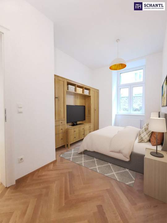 Neu - Frisch saniert am 2.Stock! Ein MUST HAVE! Absolute Hof-Ruhelage mit Blick ins Grüne! Traumaft schönes Altbauhaus + Bestlage in 1030 Wien! Klassische Altbauwohnung!
