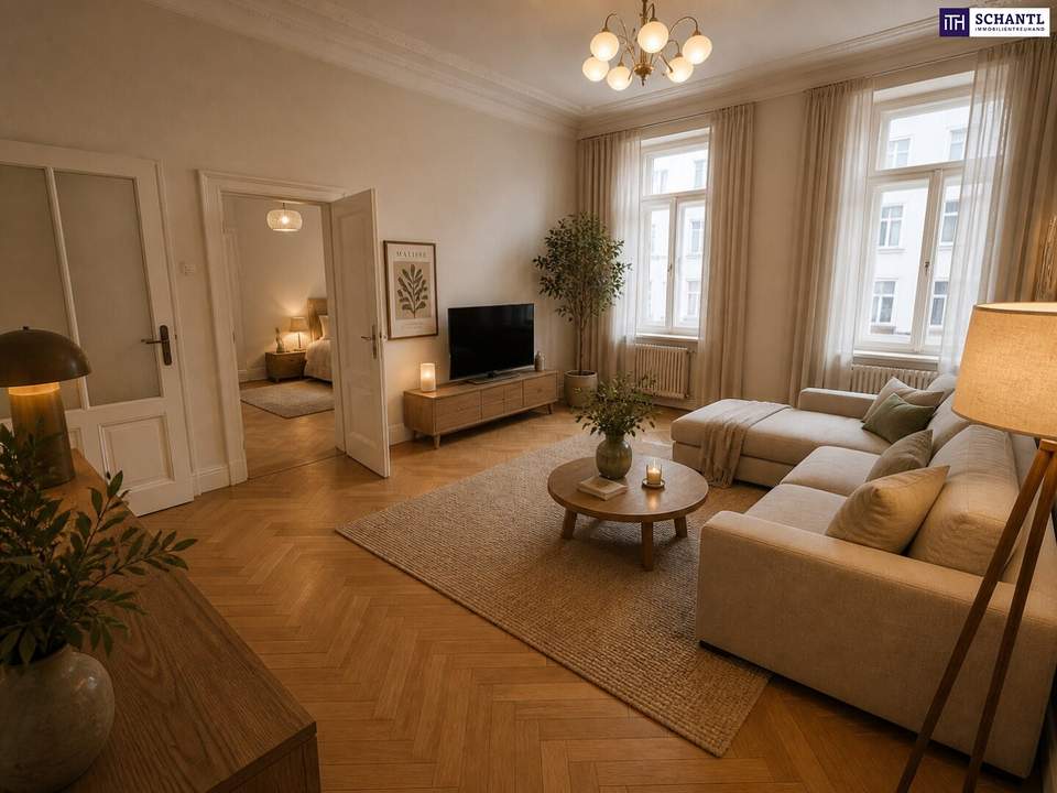 Noch keine Schönheit – aber viel Potenzial! Raumwunder - Selbst Gestalten! Sanierungsbedürftige Altbauwohnung! U-Bahn ums Eck + Traumhaft renoviertes Altbauhaus + Optimalste Infrastruktur und Anbindung!