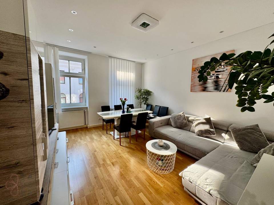 Harmonische 2,5-Zimmer-Wohnung in ruhiger Seitengasse – 3. Liftstock Nahe Hauptbahnhof