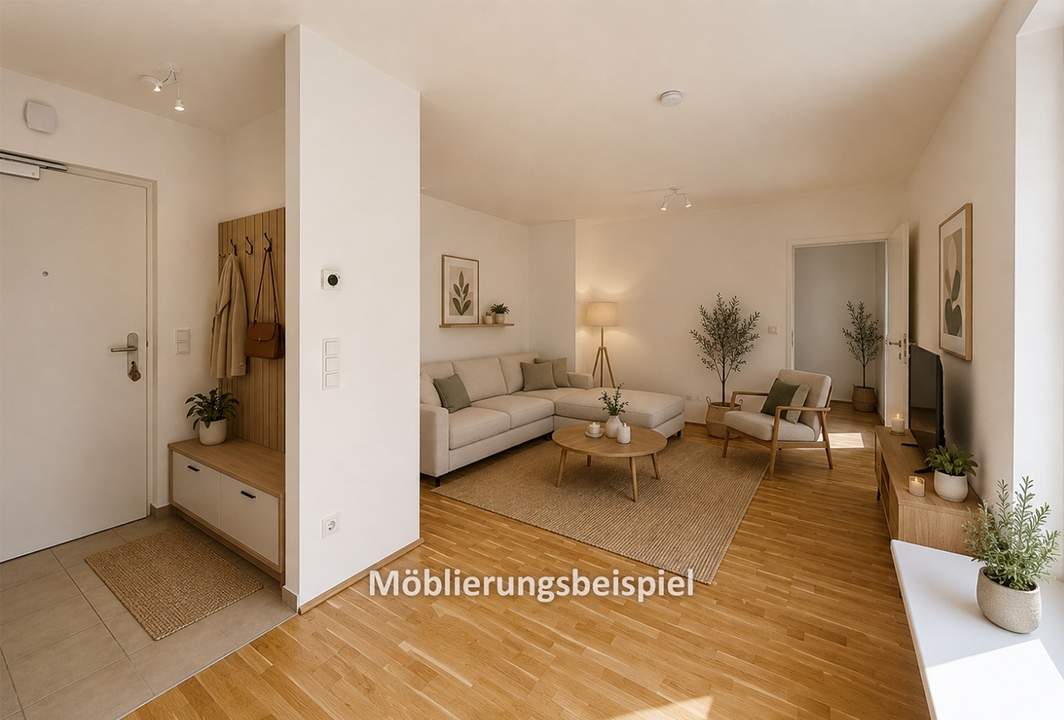 kompakte 2 Zimmerwohnung mit Terrasse