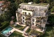 Kurz vor Fertigstellung: Großzügige 4,5-Zimmer-Gartenwohnung mit Terrasse, drei Balkonen und exklusivem Highlight – Pool im Gemeinschaftsgarten!