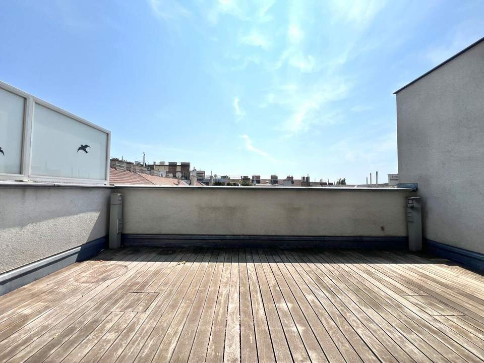 360 TOUR - PENTHOUSE mit TERRASSE im PRATERCOTTAGE