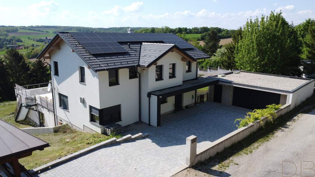 DB IMMOBILIEN | Exklusives Niedrigenergiehaus im Weinviertel mit traumhafter Aussicht und modernster Ausstattung