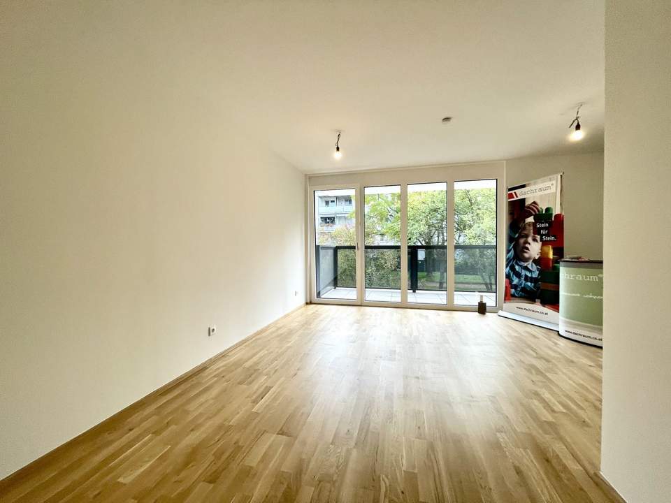 Einzigartige 2 Zimmerwohnung mit großzügiger Freifläche beim Marchfeldkanal