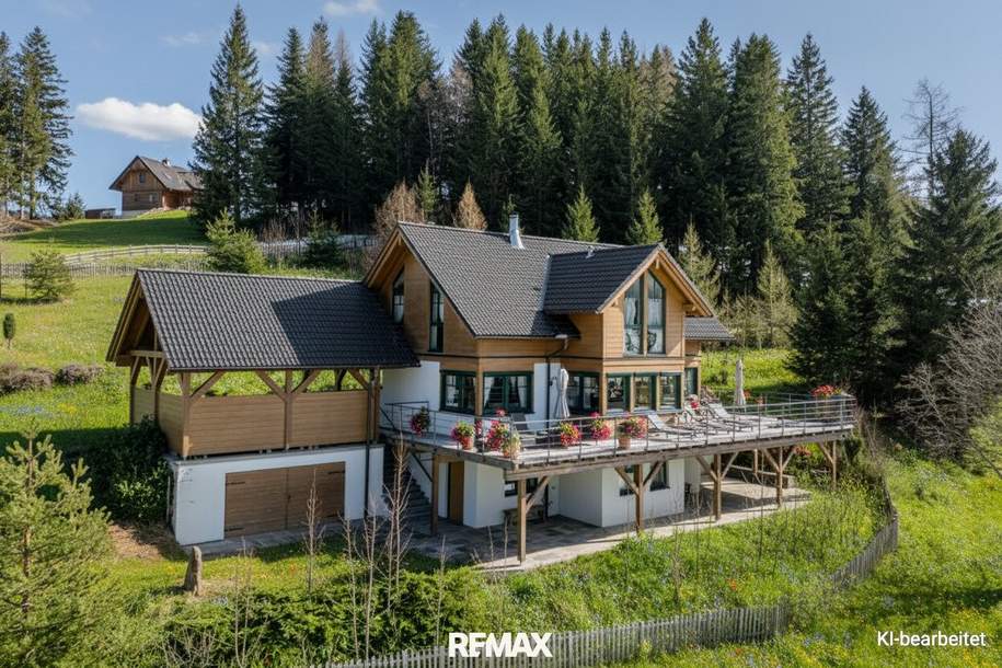 Einfamilienhaus in absoluter Ruhelage bei Modriach – 3.130 m² Grundstück, große Terrassen & Erdwärmepumpe, Haus-kauf, 1.175.000,€, 8583 Voitsberg