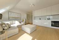 Penthouse-Flair mit sonniger Dachterrasse &amp; maßgefertigter Tischlerausstattung